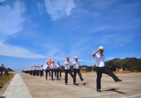 Young people with Spratly Islands